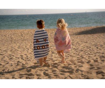 Toalla de Playa Ocean Sea Life Azul Personalizable