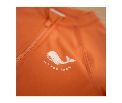 Camiseta Proteccin Solar Ocean Sea Life Coral Rojo