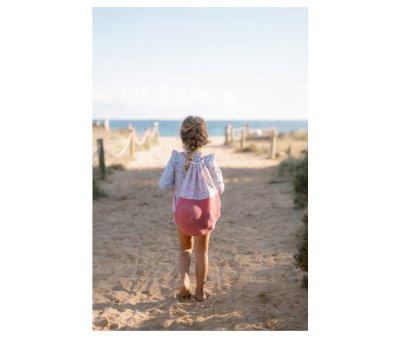 Mochila Saco Playa Sunny Flowers Multicolor Personalizable