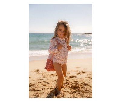 Mochila Saco Playa Sunny Flowers Multicolor Personalizable