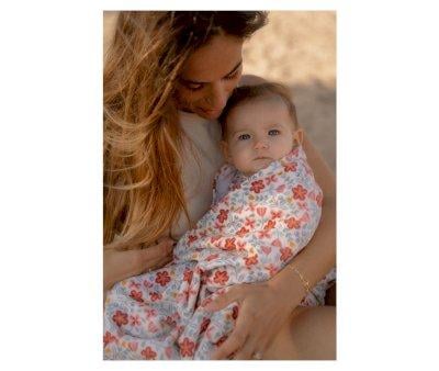 Toalla de Playa Sunny Flowers Multicolor Personalizable