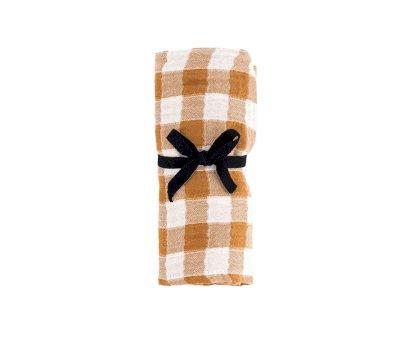 Muselina Bianca Vichy Caramel Talla M