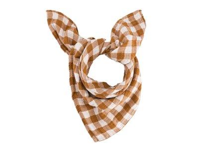 Muselina Bianca Vichy Caramel Talla M