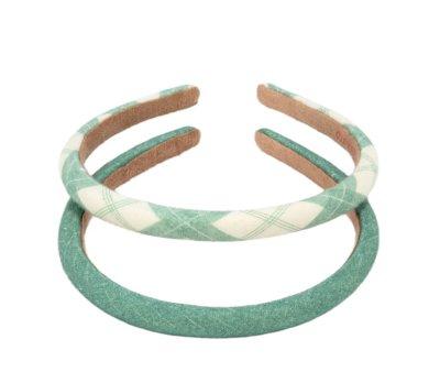 Set de 2 Diademas Fern Plaid
