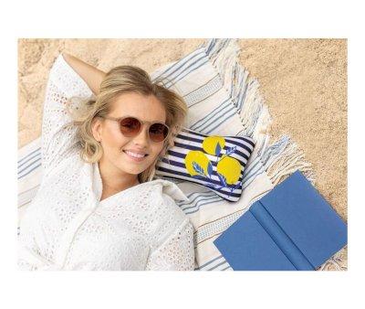Mini almofada de viagem e leitura Lemon