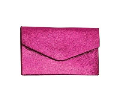 Portafoglio Smile Fucsia Metallizzato