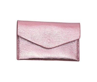 Monedero Metalizado Smile Rosa