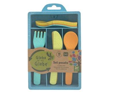 Set de Cubiertos de Bioplstico
