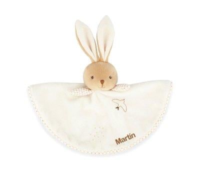Doudou Coelho Redondo Creme Personalizvel