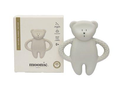 Mordedor de borracha natural Urso Cinza