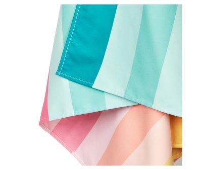 Serviette de Plage Extra Large en Microfibre Summer Coastal Candy Personnalisable