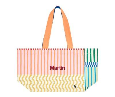 Sac de Plage Stripes Personnalisable