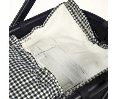 Saco Cuco 2 en 1 I Love Vichy Negro Entretiempo