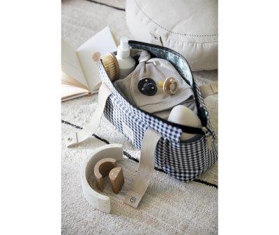 Borsa Organizer Passeggino  I Love Vichy Nero