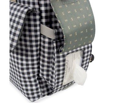 Mochila para Silla de Paseo I Love Vichy Negro