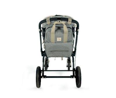 Mochila para Silla de Paseo I Love Vichy Negro