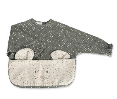 Babero con Mangas Topito Poppy Musgo