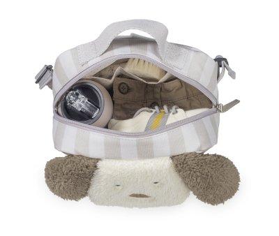 Sac  Dos Chien en Peluche Sintra Beige Personnalisable