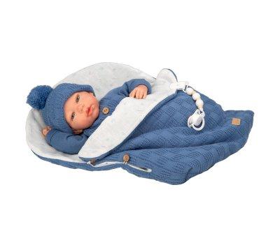 Mueco Reborn Alberto Azul con Saco