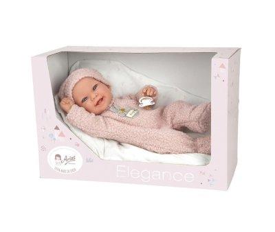 Bambola Vinile Elegance Zoe 42 cm con Cuscino