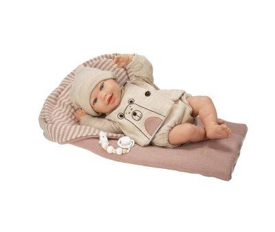 Boneca Reborn Lain com saco 45 cm