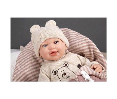 Boneca Reborn Lain com saco 45 cm