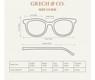 Gafas de Sol Polarizadas Classic Wayfarer Fog (3-8 aos)