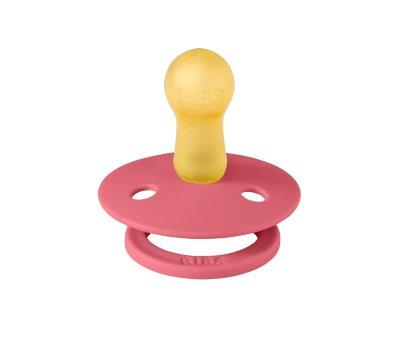 2 Chupetes BIBS Studio Colour Round Block Baby Pink Coral Mix