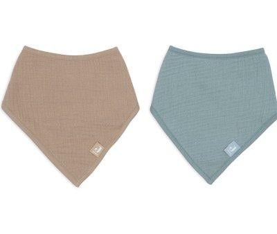 Set 2 Bandane Sea Green/Biscuit