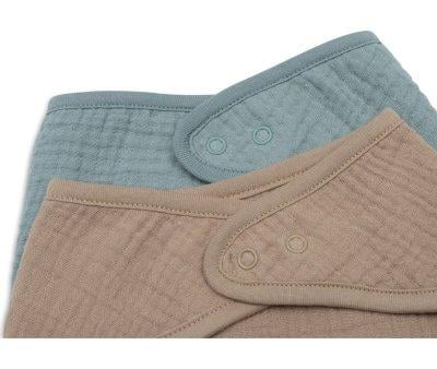 Set 2 Bandane Sea Green/Biscuit
