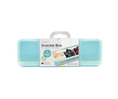 Caja Snackle 4 Compartimentos Blue