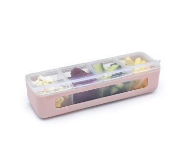 Caja Snackle 4 Compartimentos Pink