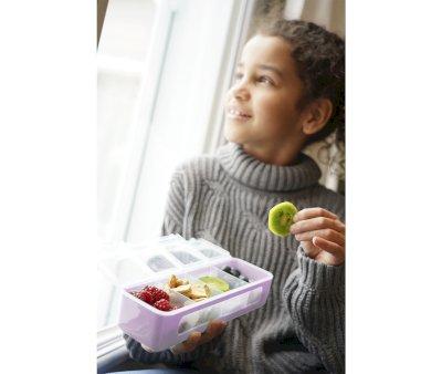 Caja Snackle 4 Compartimentos Pink
