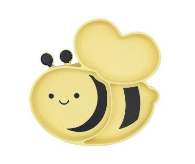 Plato de Silicona con Ventosa Bee