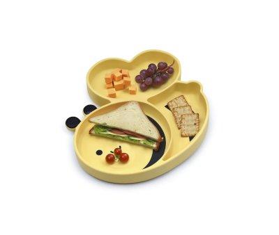 Plato de Silicona con Ventosa Bee