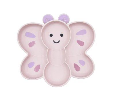 Plato de Silicona con Ventosa Butterfly