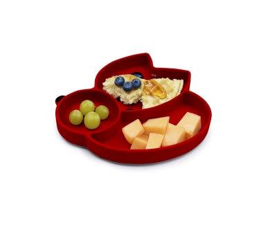 Plato de Silicona con Ventosa Lady Bug
