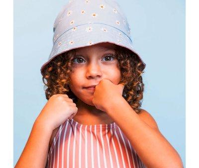 Gorro de Playa Reversible Daisy Flower