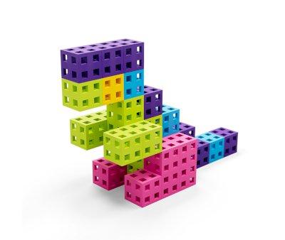 300 Pezzi Costuzione Meli CUBE EDU Pastel