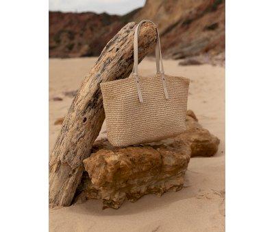 Bolsa Shopper Stone Kami Straw