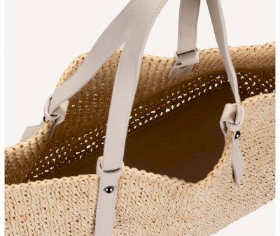 Bolsa Shopper Stone Kami Straw