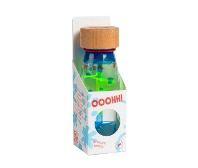 Bottiglia Sensoriale Move Spiral Blue