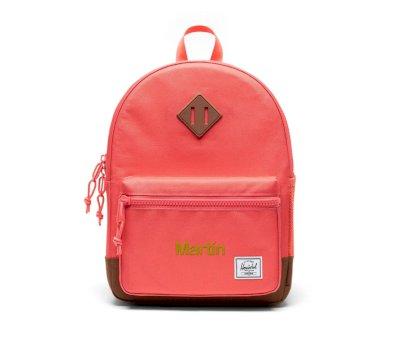 Mochila Herschel Heritage Kids Dubarry/Saddle Brown Personalizable