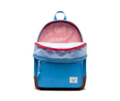 Mochila Herschel Heritage Kids Azure Blue/Saddle Brown Personalizable