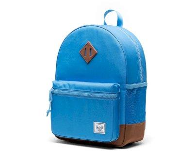 Mochila Herschel Heritage Kids Azure Blue/Saddle Brown Personalizable