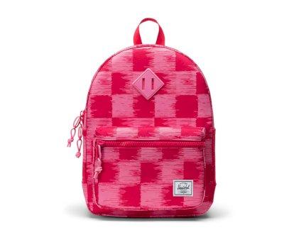 Mochila Herschel Heritage Kids Check Yourself Raspberry Personalizable