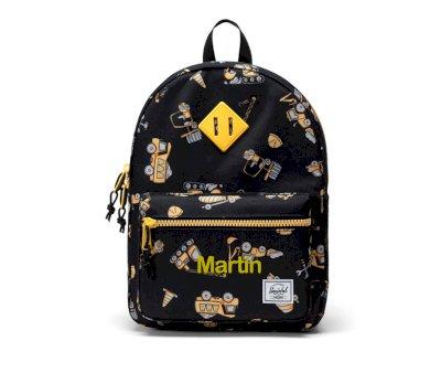 Mochila Herschel Heritage Kids Construction Site Personalizable