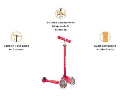 Patinete Primo Red T-Bar