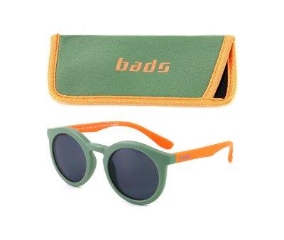 Gafas de Sol Infantil Flexibles Verde-Naranja (6-12aos)