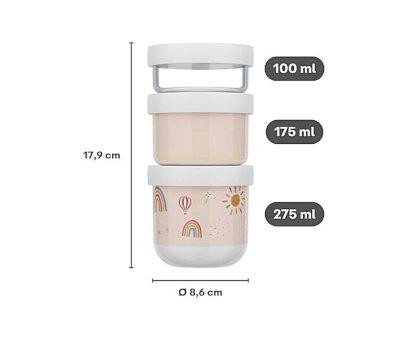 Pack 3 Dispensadores de Comida Apilable Mio Fairy Garden